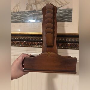Antique Vintage 1940s 1950s Maple
Wooden Wall Letter Holder/Organizer &
Tray